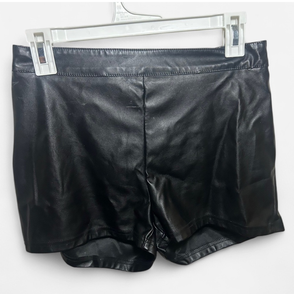 Faux Leather Shorts